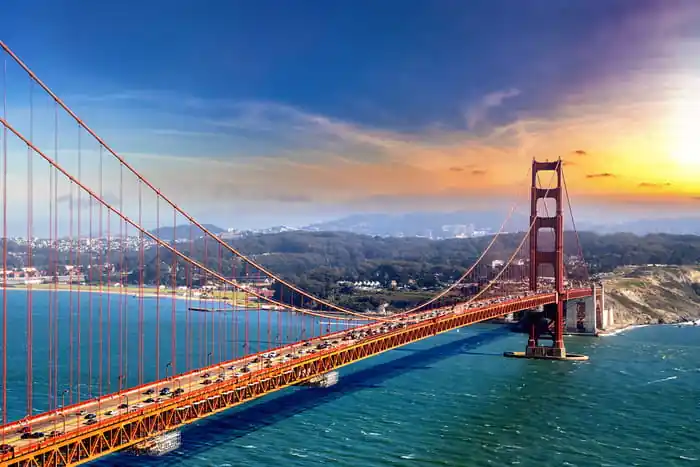 Fototapeta Golden Gate Bridge In San Francisco Łatwy zwrot