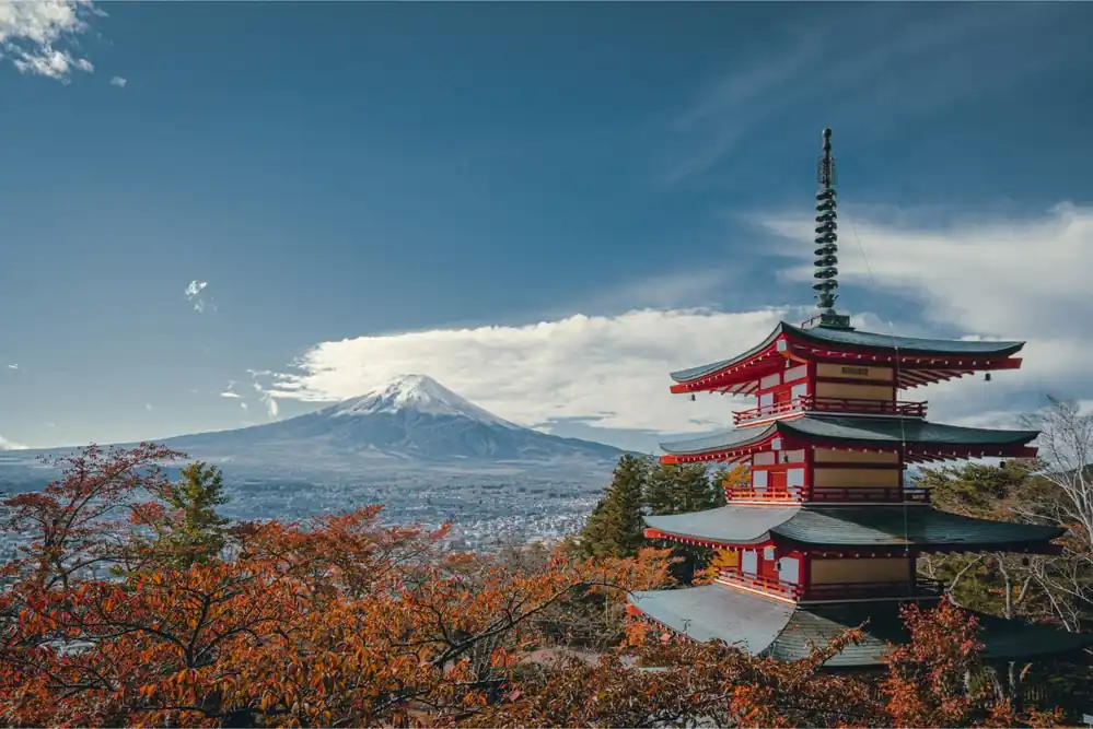Promocja Fototapeta Japońska Pagoda Jesienią
