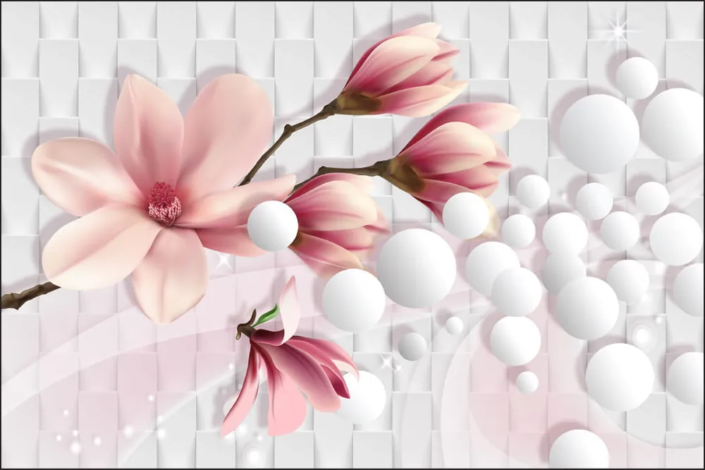 Fototapeta Kolorowa Magnolia Obniżka ceny