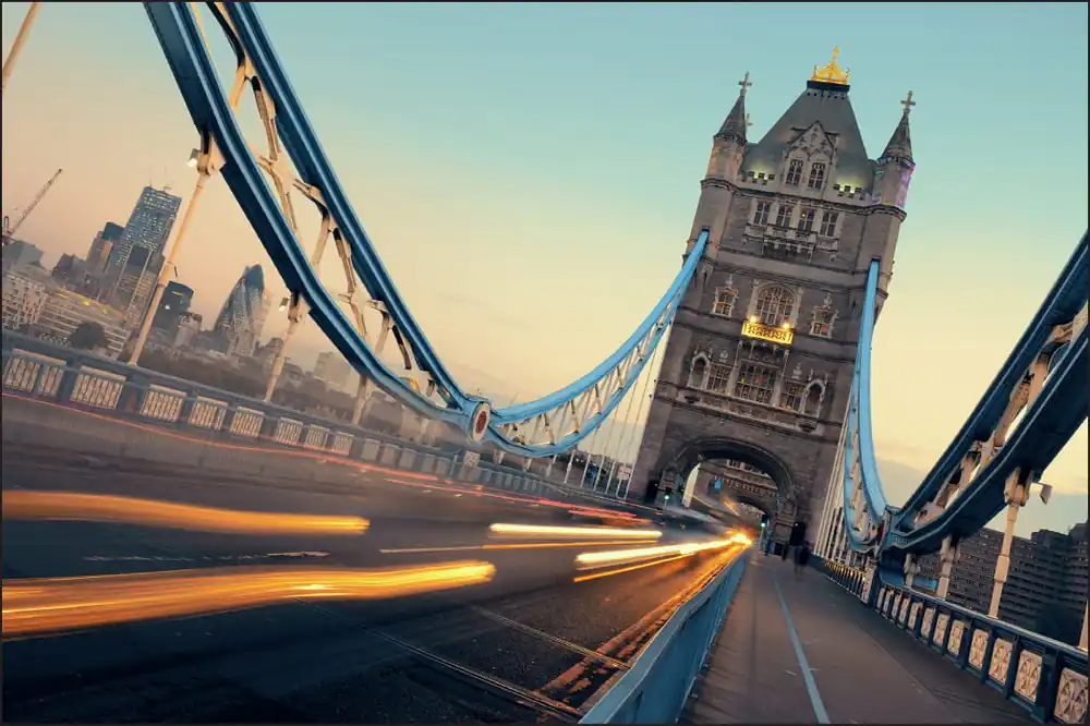 Darmowy zwrot Fototapeta Londyn Tower Bridge