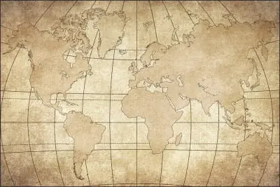 Fototapeta Mapa Świata Popularny