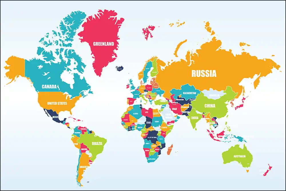 Fototapeta Mapa Świata Kup teraz