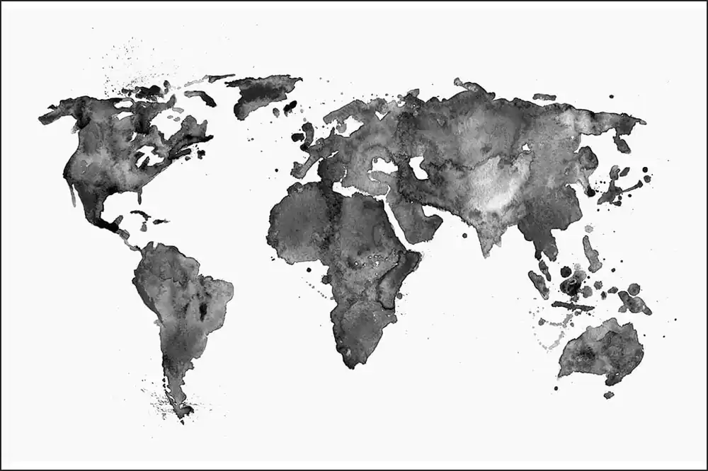 Fototapeta Mapa Świata Ograniczona ilość