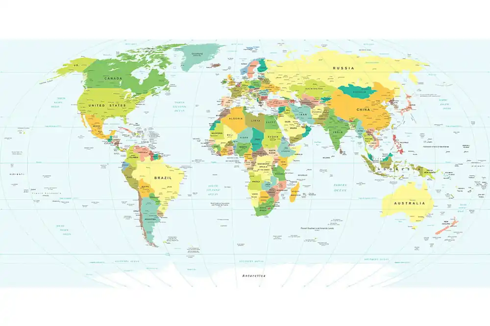 Fototapeta Mapa Świata Cena promocyjna