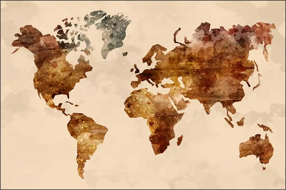 Fototapeta Mapa Świata Zamów teraz