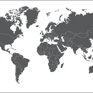 Bestseller Fototapeta Mapa Świata