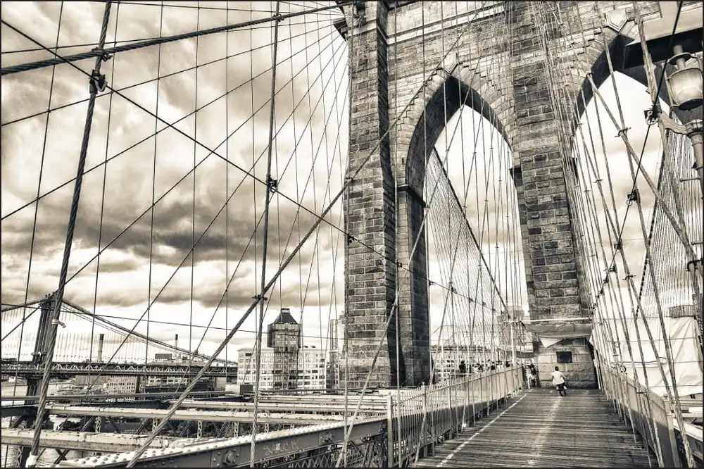 Szybka wysyłka Fototapeta Most Brookliński Ny