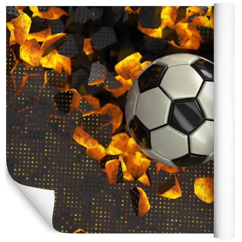 Tani Fototapeta Piłkarska 3D Sport Piłka