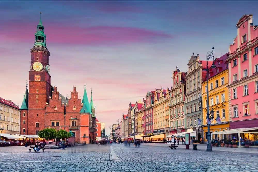 Tani Fototapeta Ratusz We Wrocławiu