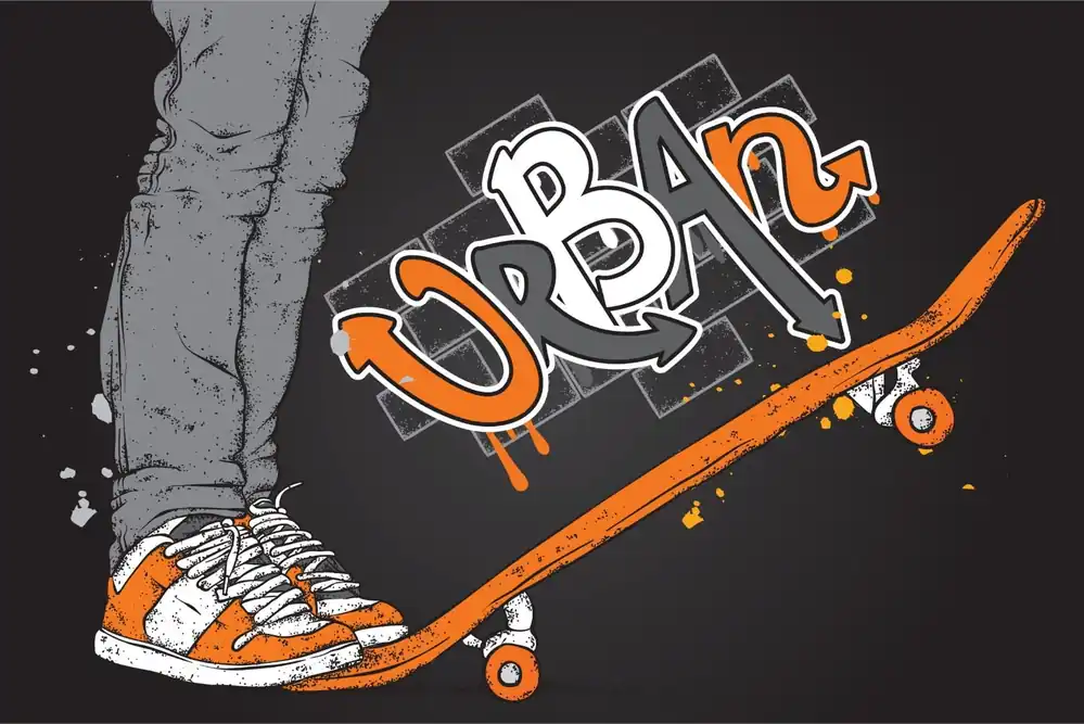 Fototapeta Skater I Deskorolka Nowy