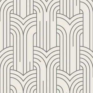 Ekspresowa dostawa Tapeta ścienna srebrno-biała art deco Elegance M42129 Ugepa