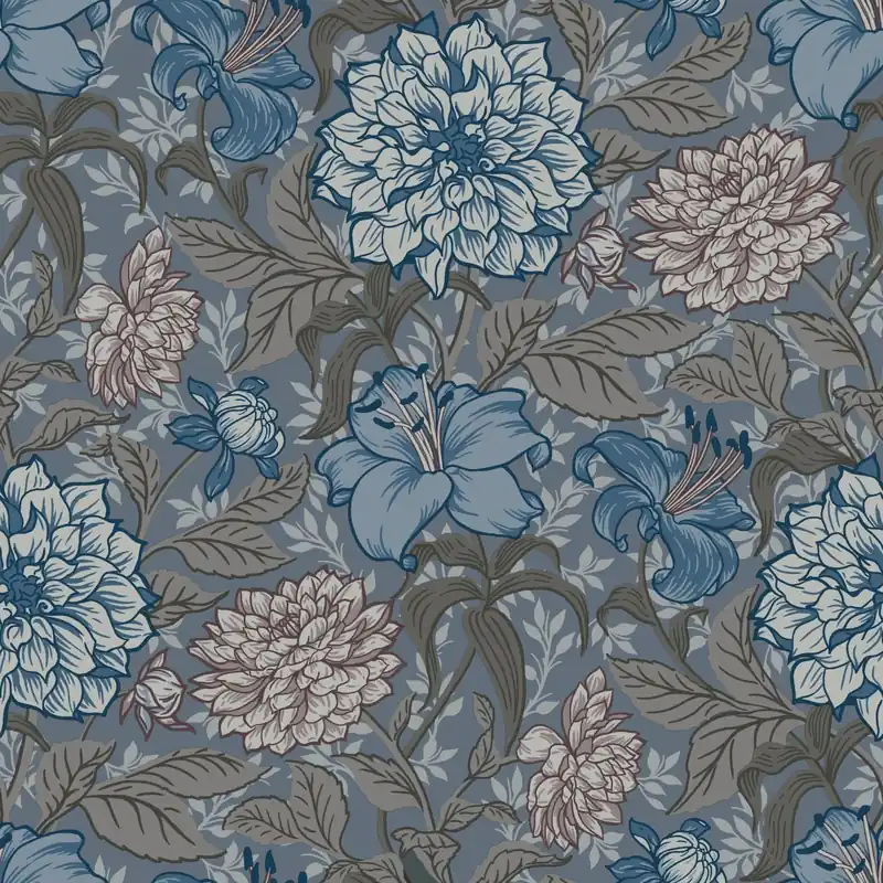 Tapeta ścienna kwiaty Vintage Flowers 139480 Esta Home Premium