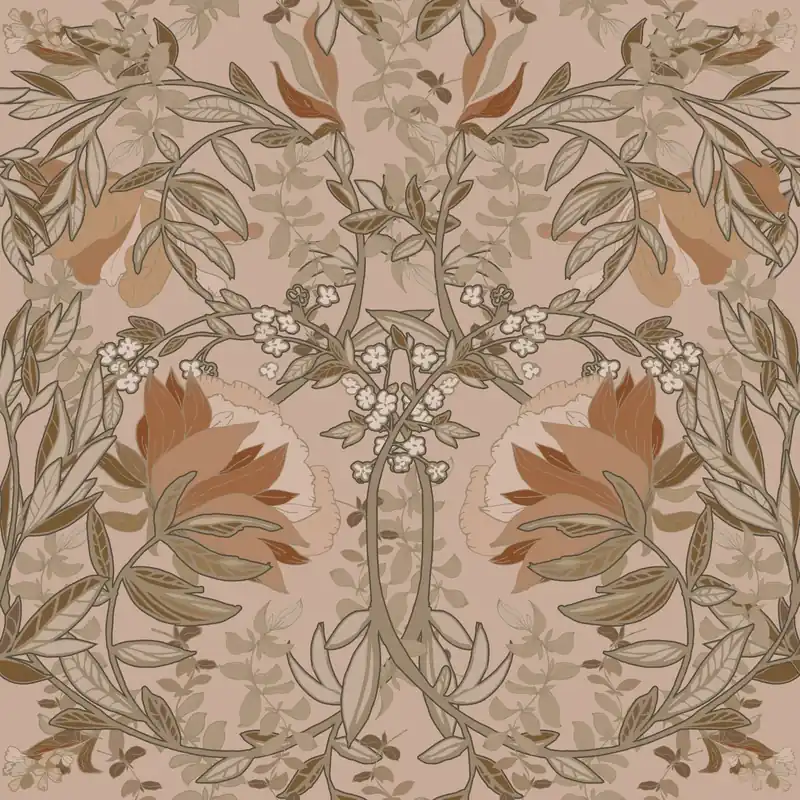 Tapeta ścienna kwiaty w stylu secesyjnym Vintage Flowers 139460 Esta Home Dostępne od ręki