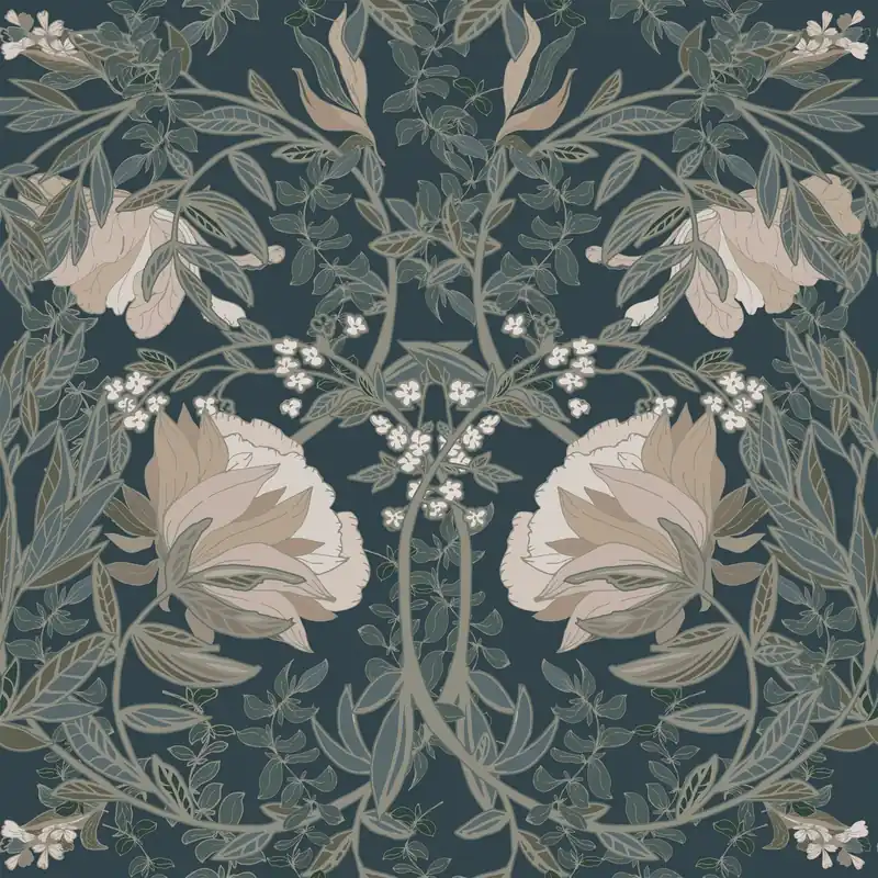 Tapeta ścienna kwiaty w stylu secesyjnym Vintage Flowers 139421 Esta Home Do wyczerpania zapasów