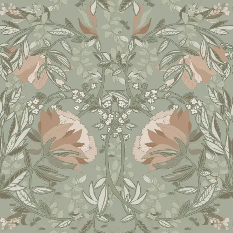 Ostatnia szansa Tapeta ścienna kwiaty w stylu secesyjnym Vintage Flowers 139419 Esta Home