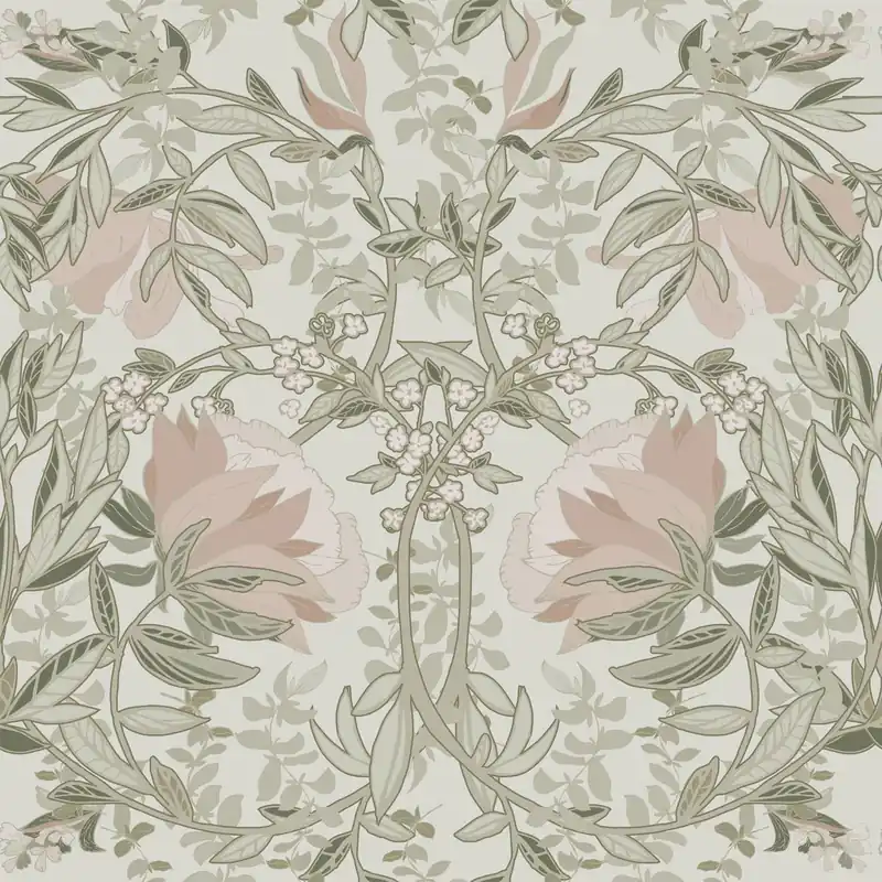 Ostatnia szansa Tapeta ścienna kwiaty w stylu secesyjnym Vintage Flowers 139418 Esta Home