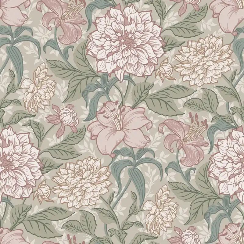 Taniej Tapeta ścienna kwiaty Vintage Flowers 139377 Esta Home