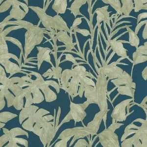 Wyjątkowa oferta Tapeta ścienna liście Green & Co 103876715 Caselio