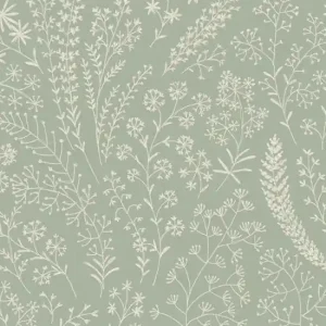 Nowy Tapeta ścienna kwiaty zioła zielnik Asperia A58702 Grandeco