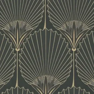Tapeta ścienna liście palmy wachlarze art deco Asperia A54901 Grandeco Kup teraz
