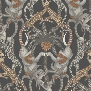 Tapeta ścienna słonie żyrafy małpy Jabula 119/2009 Safari Totem Cole & Son Taniej