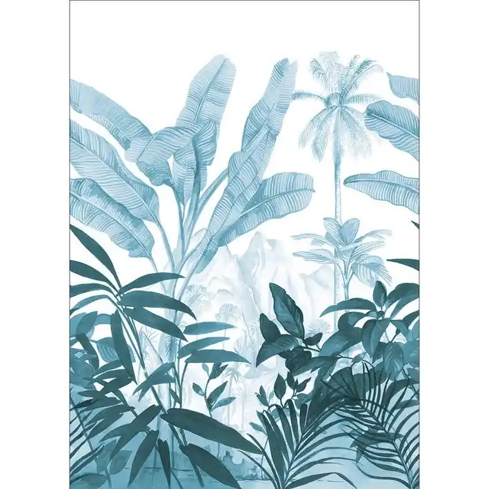 Zniżka Tapeta ścienna liście Only Blue 102506166 Caselio