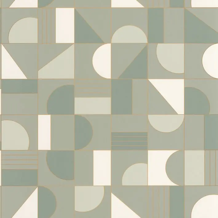 Zniżka Tapeta ścienna geometryczna puzzle Labirynth 102107024 Caselio