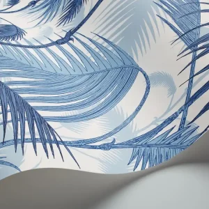 Dostępne od ręki Tapeta ścienna niebieskie palmy Palm Jungle 95/1005 Cole & Son