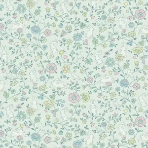 Tapeta ścienna kwiatki króliki zające Jack 'N Rose JS3102 Grandeco Popularny