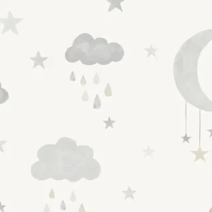 Tapeta ścienna chmury księżyc gwiazdki Jack 'N Rose JS2211 Grandeco Kup teraz