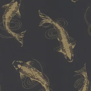 Bezpieczne zakupy Tapeta ścienna karpie ryby Sensai Emil & Hugo 297989 RASCH Textil