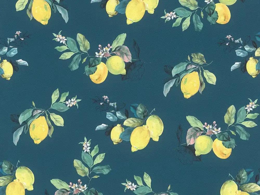 Tapeta ścienna cytryny Petite Fleur 5 288437 RASCH Textil Darmowa dostawa