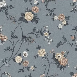 Cena promocyjna Tapeta ścienna kwiatki Petite Fleur 5 288314 RASCH Textil