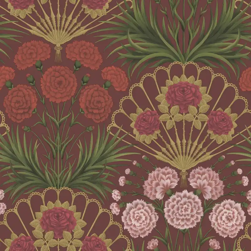 Nowy Tapeta ścienna kwiaty wachlarze Seville 117/14046 Cole & Son