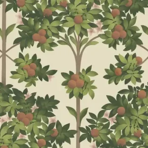 Bezpieczne zakupy Tapeta ścienna drzewo pomarańcze Seville 117/1001 Cole & Son