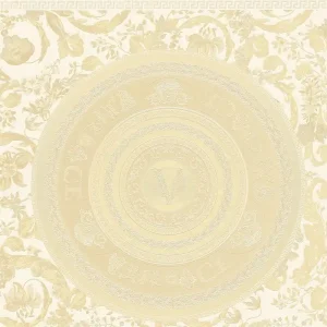 Wyprzedaż Tapeta ścienna ornament kwiatki koła Versace 5 38705-3 AS Creation