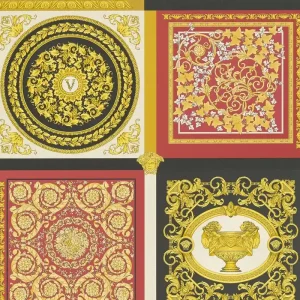 Tylko dziś Tapeta ścienna kafelki kafle ornament Versace 5 38704-6 AS Creation