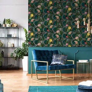 Nowość Tapeta ścienna kolorowe kwiaty Cascading Gardens 91432 Holden