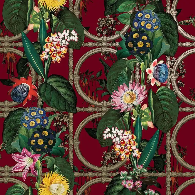 Ograniczona ilość Tapeta ścienna kolorowe kwiaty Cascading Gardens 91434 Holden