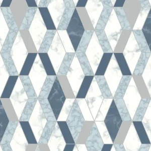 Najlepsza cena Tapeta ścienna romby równoległoboki Hexagone L63801 Ugepa