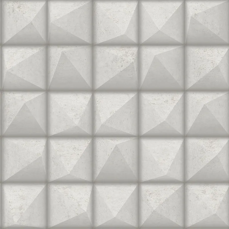Wyprzedaż Tapeta ścienna geometryczna kwadraty Reflets L78609 Ugepa