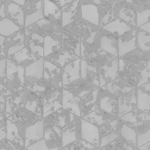 Dostępne od ręki Tapeta ścienna geometryczna sześciany Reflets L75419 Ugepa