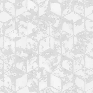Nie przegap Tapeta ścienna geometryczna sześciany Reflets L75409 Ugepa