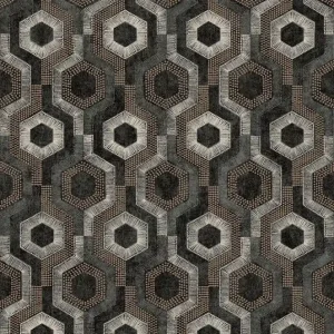Tapeta ścienna heksagony geometryczna Galactik L92719 Ugepa Super okazja