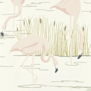 Tapeta ścienna flamingi Salinas 112157 Harlequin Łatwy zwrot