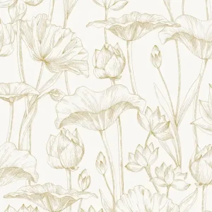Tapeta ścienna kwiaty kwiatki Lotus LOT303 Zoom Bezpieczne zakupy