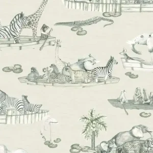Oferta limitowana Tapeta ścienna zwierzęta dżungli na tratwie Ardmore 109/14062 Cole & Son