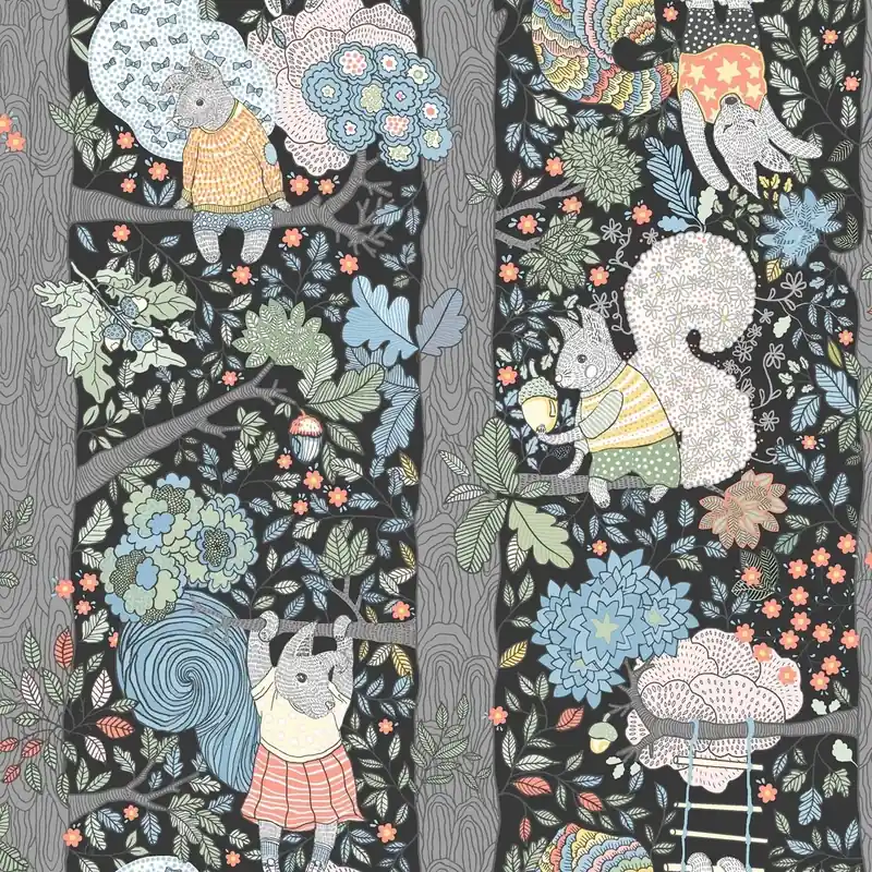 Tapeta ścienna w zwierzątka Scandinavian Designers Mini 6252 Boråstapeter Darmowy zwrot