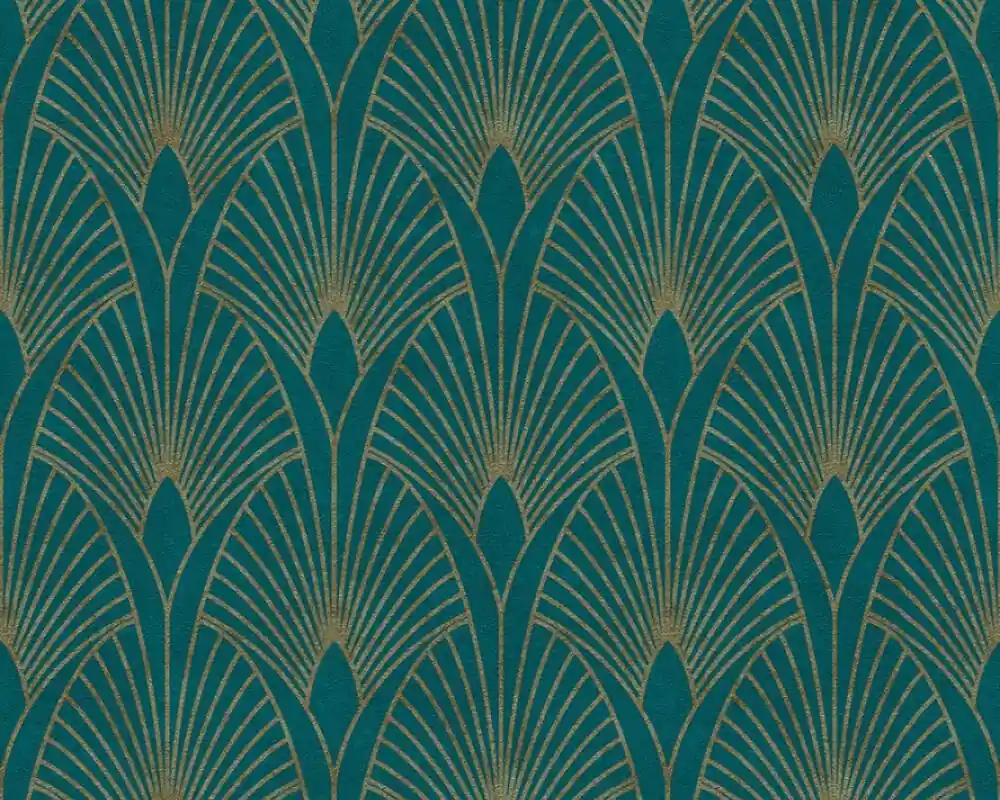 Tapeta ścienna art deco geometryczna nowoczesna do salonu New Walls 37427-5 AS Creation Taniej