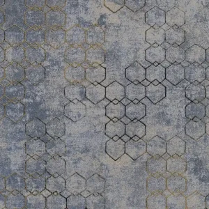 Bezpieczna płatność Tapeta ścienna geometryczna nowoczesna do salonu heksagony New Walls 37424-5 AS Creation